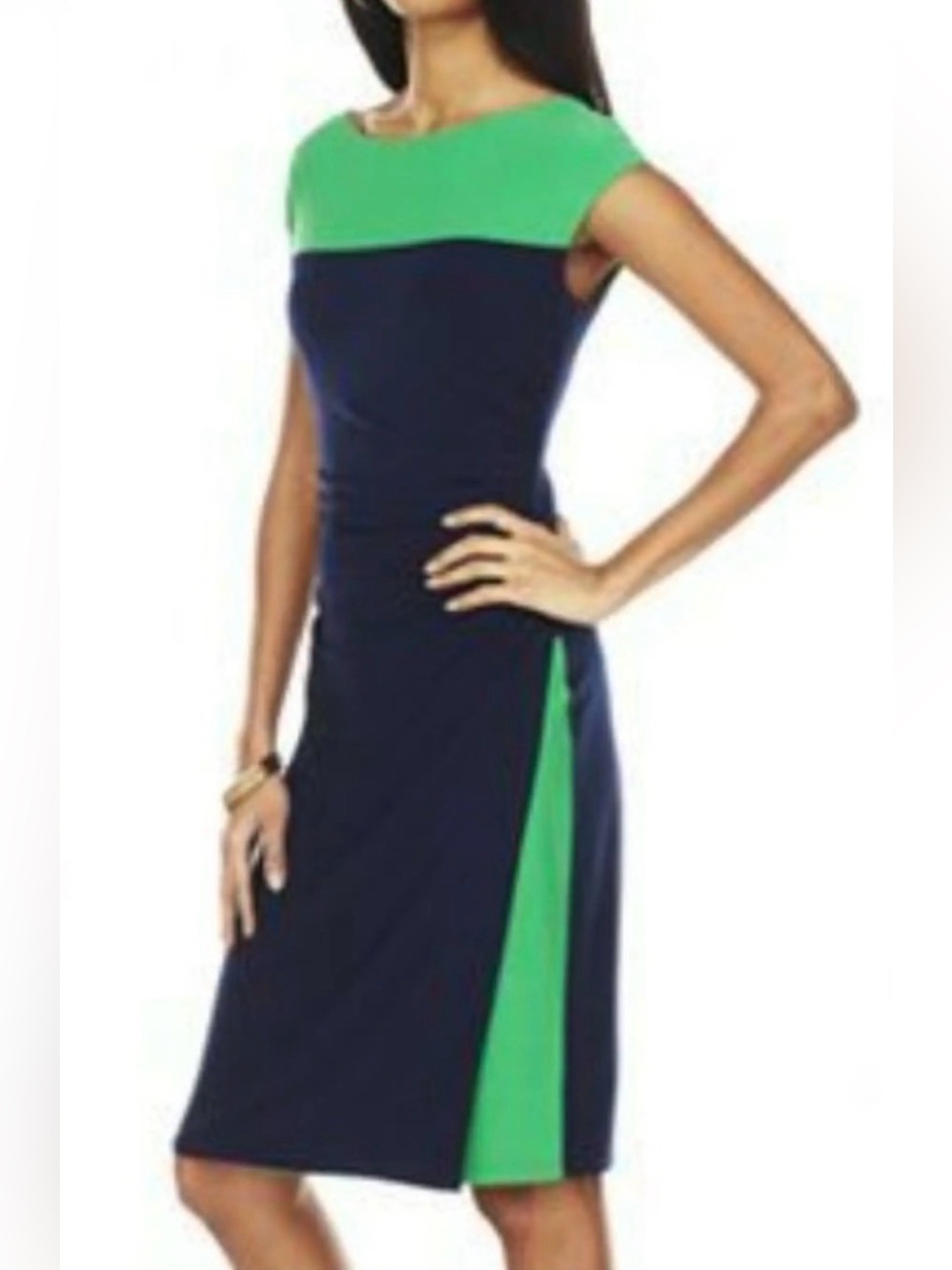 Lauren Ralph Lauren Colorblock
Ruched Dress 4